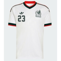 Mexiko Jesus Gallardo #23 Bortatröja VM 2026 Kortärmad